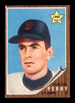 Gaylord Perry 1962 Topps #199 RC VG X3597889 Foto 1 de 3