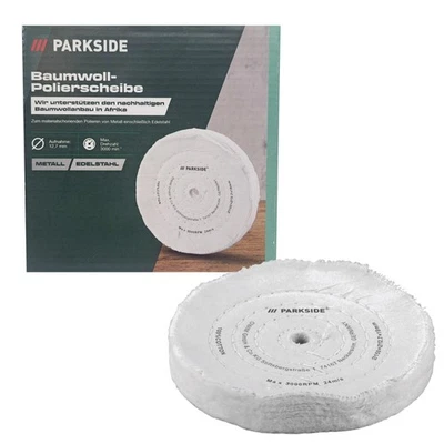 PARKSIDE Baumwoll- Polierscheibe | Standbandschleifer Zubehör  - Bild 1 von 3