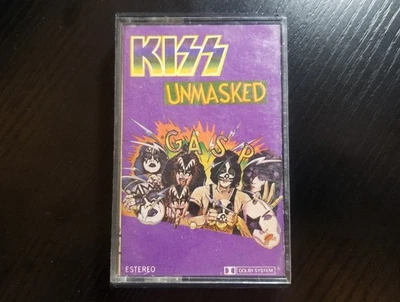 KISS UNMASKED Cassette Tape MEXICO 1980 Casablanca MCR 43038 Paul Gene Ace Peter - Image 1 of 4