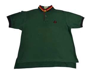 Camisa Polo Pullover Idid Vintage Para Hombre Verde 100% Algodón Talla Pequeña - Imagen 1 de 7