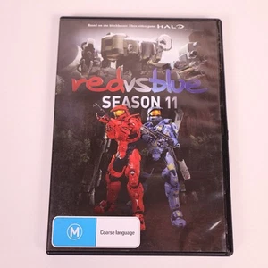 Red Vs Blue : Season 11 (DVD, 2013) Region 4 NTSC - Based On Halo - VGC - Picture 1 of 3