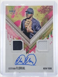 ESTEVAN FLORIAL 2021 DIAMOND KINGS DUAL PATCH SIGNATURES AUTO Q5829 - Picture 1 of 2