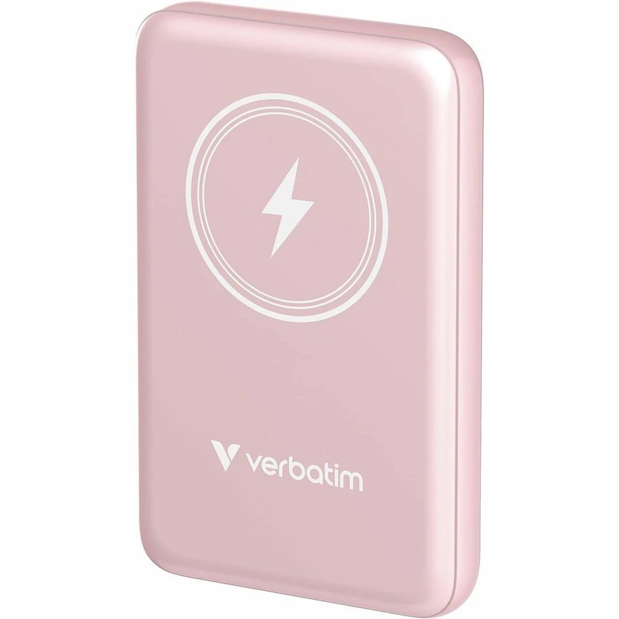 Verbatim Charge 'n' Go Magnetic Wireless Power Bank 10000 mAh Pink - Image 1 of 1