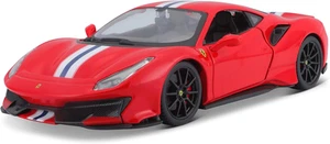 Bburago 26026 1:24 Race and Play 488 Pista, Red - Picture 1 of 12