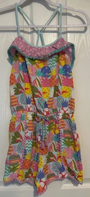 Matilda Jane Pineapple Princess Romper Girls Let's Go Together EUC Size 12 - Image 1 of 2