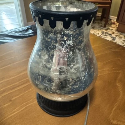 Pottery Barn- Surrey Mercury Glass Ambient Light Lamp - Image 1 of 4