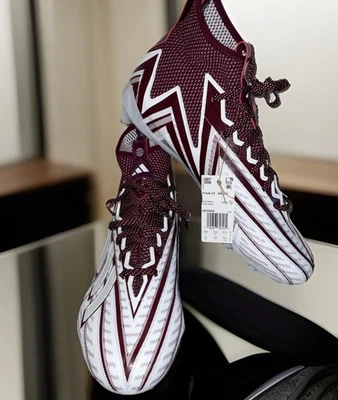 ADIDAS FREAK 23 INLINE FOOTBALL CLEATS HP2445 MARRON WHITE SIZE 15 NWT - Image 1 of 4