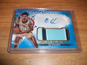 2022-23 Topps Inception Blue OTE Basketball Naasir Cunningham Patch Auto Card /5 - Picture 1 of 3