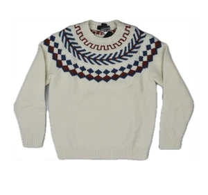 The Men's Store Heavy Cable Knit Wool Regular Fit Sweater L NEW $168 - Picture 1 of 4