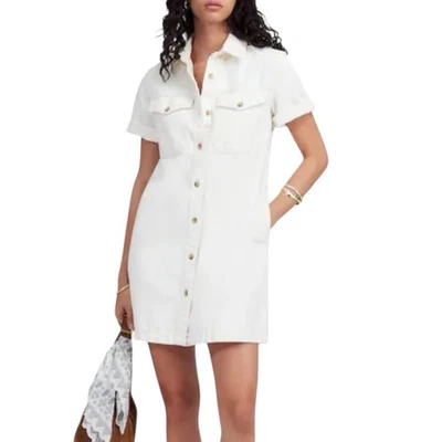 Madewell Denim Boxy Shirtdress In Vintage Canvas Size Medium NEW Retro Y2K 90s  - Image 1 of 4