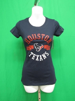 New Houston Texans EST 2002 Womens Sizes XS-XL XSmall-XLarge Navy Shirt - Image 1 of 4