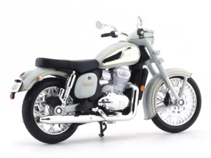 Miniature Fit For Jawa Yezdi Die Cast Scale Model 1:18 Collecters Toy, White - Picture 1 of 5