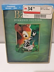 Disney' BAMBI Futureshop Blu-Ray+DVD Combo Viva Metal Box Steelbook New & Sealed - Picture 1 of 2