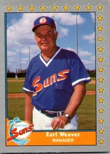 1990 Pacific Senior Professional Baseball Association - Earl Weaver #56 - Picture 1 of 2