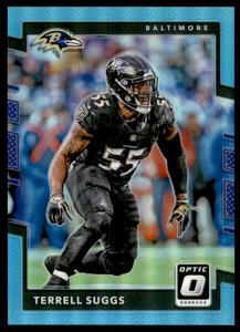 2017 Donruss Optic Aqua #86 Terrell Suggs /299