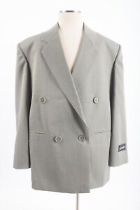 Adolfo Boys Suit Jacket Blazer Sz 10 Gray Green double breasted NWT