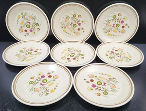 8 Lenox Sprite Bread Butter Plates Set Vintage Butterfly Floral Temperware Retro - Picture 1 of 24