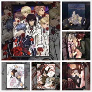Caballero Vampiro Kuran Kaname Yuki Kiryu Estampado Cero Pared Póster Desplazamiento Habitación Decoración - Imagen 1 de 14
