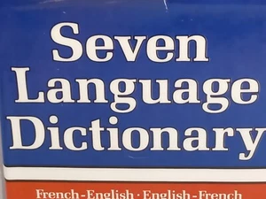 1978 SEVEN LANGUAGE DICTIONARY By Avenel Books - Hardcover - Picture 1 of 12