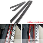 4Pccar Door Sill Pedal Carbon Fiber Scuff Plate Cover Panel Step Protector Strip