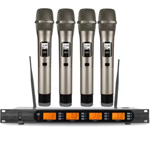 MiCWL Audio UHF kabellose Handmikrofonsysteme D400 4Hand 4x100 Kanal - Bild 1 von 4