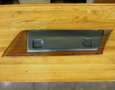 1973 CADILLAC SEDAN DEVILLE RH FRONT UPPER DOOR PANEL DARK TEAL---NO PULLSTRAP - Image 1 of 4