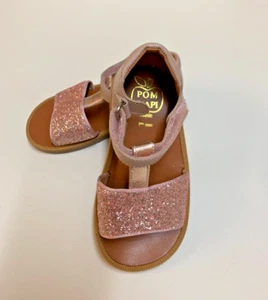 Designer Pom d'Api Embellished Touch-Strap Leather Sandals Size EU24 UK7 infant - Picture 1 of 11