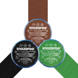 Army Camouflague Snazaroo Set Face Paint & Stage Make-Up (Black, Green & Brown) - Bild 1 von 1