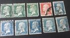 10 VINTAGE Postage Stamps France,  Louis Pasteur, 1923-1926, used