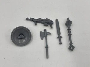 Masters of the Universe He-Man Mace Sword Rifle Gun Castle grayskull weapons Lot - Picture 1 of 2