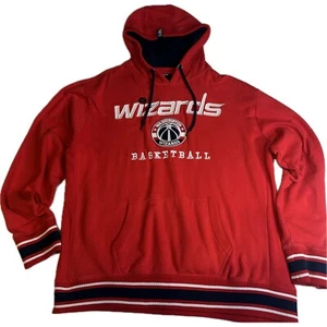 Felpa con cappuccio Washington Wizards NBA pullover ricamato basket 2XL UNK - Foto 1 di 4