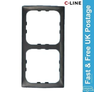 C-Line CT Placa frontal de 2 vías envolvente gris CBE caravana autocaravana VW cámper barco - Imagen 1 de 3