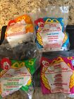 Vintage Lot of 4 McDonald's Disney 90s Animated Happy Meal Book Train Toys