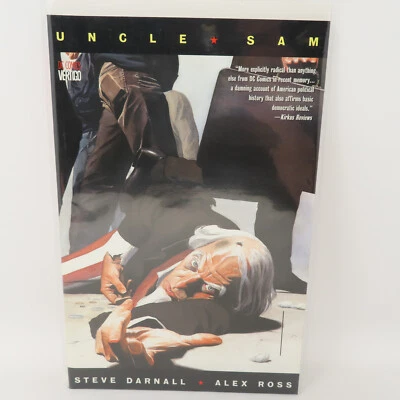 UNCLE SAM DC VÉRTIGO COMICS NOVELA GRÁFICA ARTE ALEX ROSS con BOCETOS 1998 Foto 1 de 4