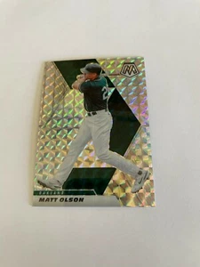 2021 Panini Mosaic Baseball Silver Mosaic Prizm # 30 Matt Olson - Picture 1 of 3