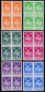 Hungary Stamps # 503-8 MNH+MH VF Blocks Of 4 - Picture 1 of 1