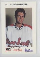 1983-84 Hostess Nova Scotia Voyagers (Vees) Police Steve Marengere #6