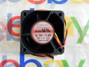EverCool EC4028M12BA High Speed Ball Bearing Axial Fan 40x40x28MM 12VDC 3-Wire - Picture 1 of 3