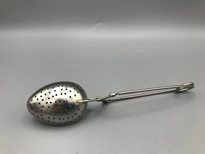 Vintage Stainless Steel Tea/Herb Strainer Infuser Spoon - Spring Loaded - Image 1 of 4