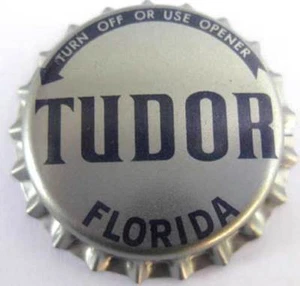 TUDOR FLORIDA Beer CROWN, Bottle CAP, Queen City Brewing, Cumberland, MARYLAND - Picture 1 of 3