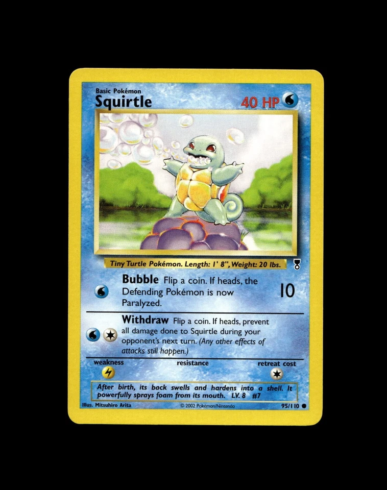 ¡Tarjeta Pokémon Squirtle Wartortle Blastoise! ¡Tarjetas artísticas completas Holo/Reverse Holo EX! Foto 1 de 2