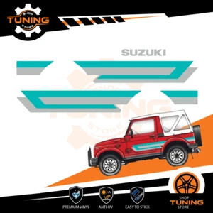 Kit de pegatinas de coche calcomanías Suzuki Samurai Verde Lineare - Imagen 1 de 5
