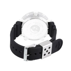 Correa de reloj de silicona negra Seiko 22 mm para Prospex Arnie SNJ025 R043011J0 - Imagen 1 de 2