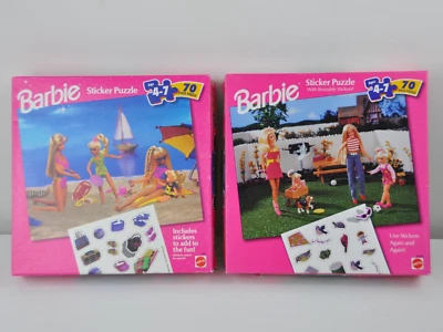 Barbie Skipper Stacie Kelly 70 piezas rompecabezas lote de 2 completos 1998-99 Foto 1 de 4