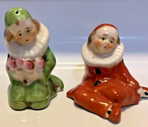 Vintage Harlekin Clown Salz & Pfefferstreuer Japan - Bild 1 von 7