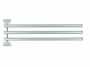 Deckenhalter mit 3 schwenkbaren Armen Silber für Pferdedecken - Bild 1 von 1