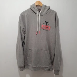 Under Armour Project Rock The Rock Mens Iron Paradise Grey Hoodie Size XL Gym - Picture 1 of 10