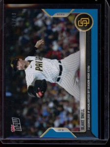 2022 Topps Now #939 Blake Snell Blue Parallel Card #d 37/49 - Picture 1 of 2