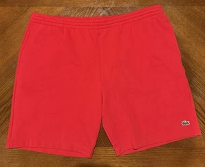 LACOSTE Herren Gr. 4XL Baumwollfleece Shorts Farbe Rot TOP! - Bild 1 von 4