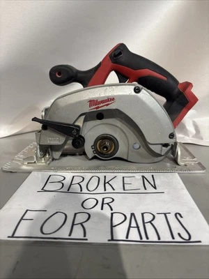 Broken Milwaukee M18 2630-20 Circular Saw - Red #2012 - Image 1 of 4